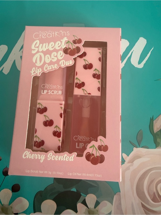 Beauty Creations Other - Beauty Creations Sweet Dose Cherry Lip Care Duo Lip Oil & Scrub NIB